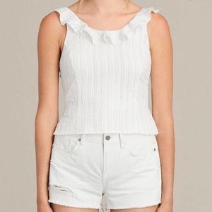 All Saints Stina Halter Top, white (S)